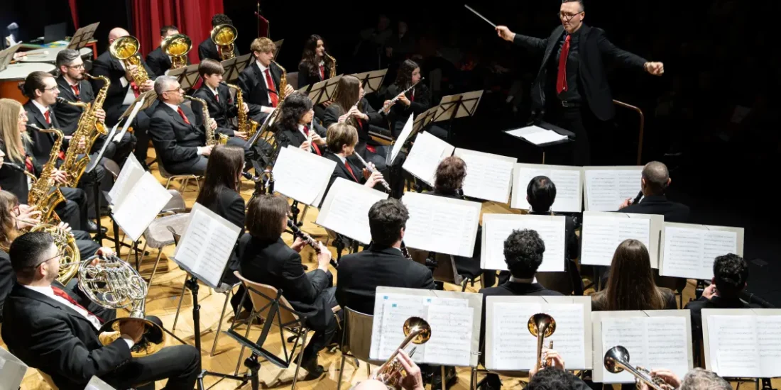 La Filarmonica di Vergnacco diretta dal maestro Giorgio Cannistrà